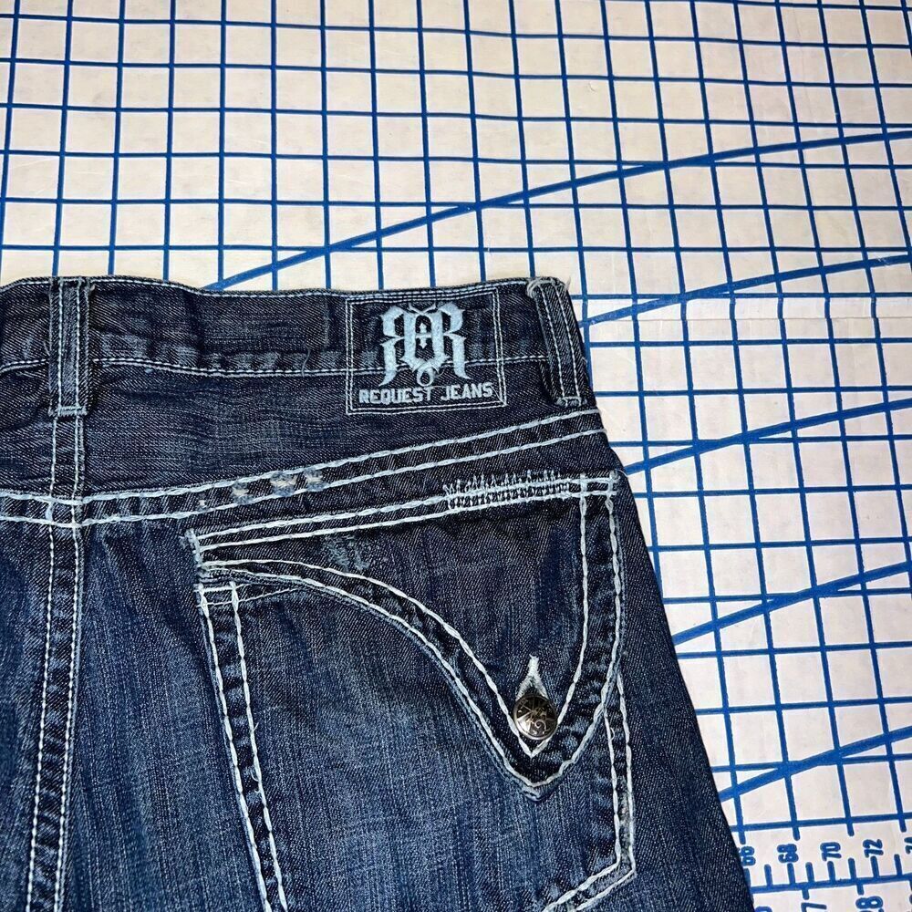 Request Jeans Men's Size 36x34 Denim Jeans y2k Skater - Picture 13 of 13